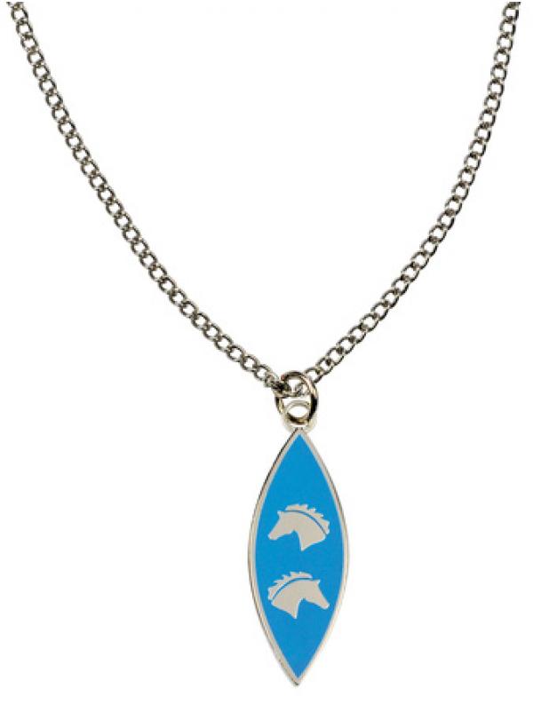 Collana Teste di Cavallo Blu